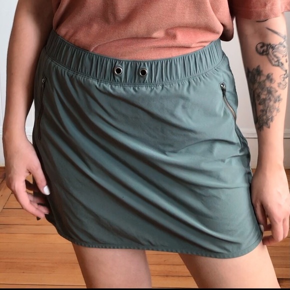 Athleta Dresses & Skirts - green athleta athletic skirt